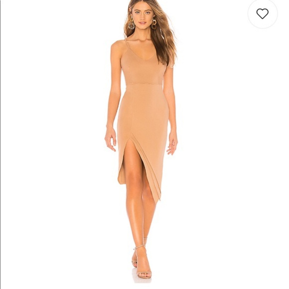 Camel cocktail dress